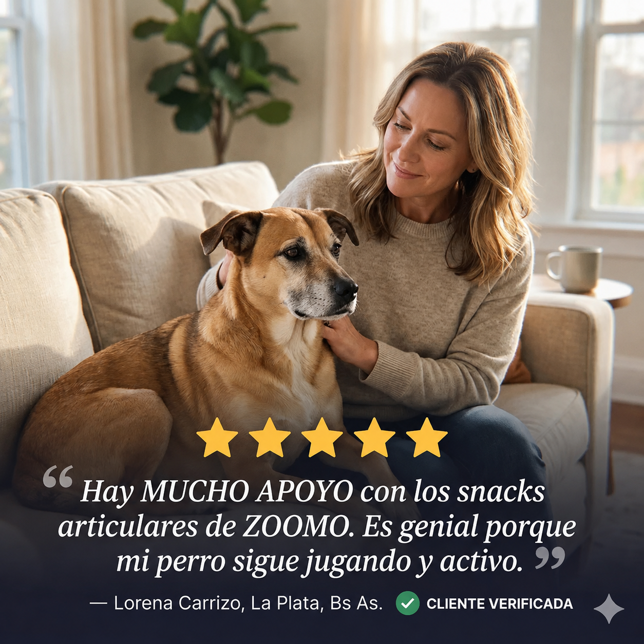 2X1 SNACK ZOOMO - COMBATE EL DOLOR ARTICULAR DE PERROS ADULTOS.